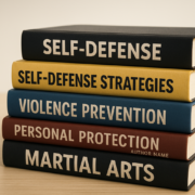 Stack of self defense books